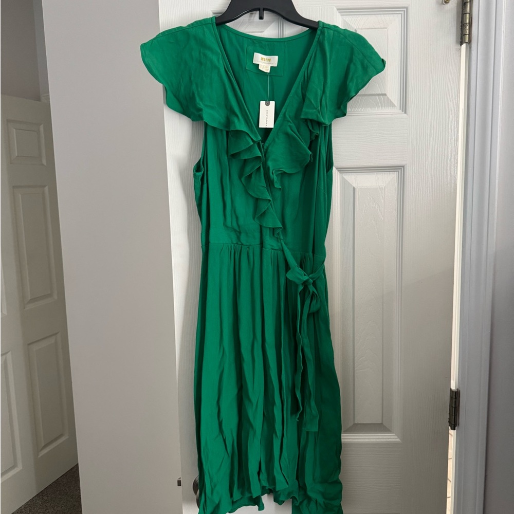 Anthropologie Maeve Rosalia Faux Wrap Dress